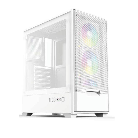 Gabinete Gamer Naceb ATX STELLA NA-0658B color Blanco