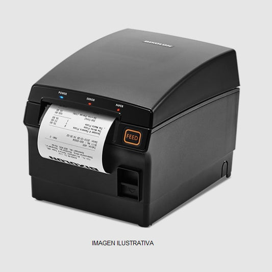 Miniprinter Bixolon SRP-F312IICOSK de ticket Negra USB (tipo A) Serial Ethernet con cutter Vel 350/203 DPI Solo incluye DB25 ADB9