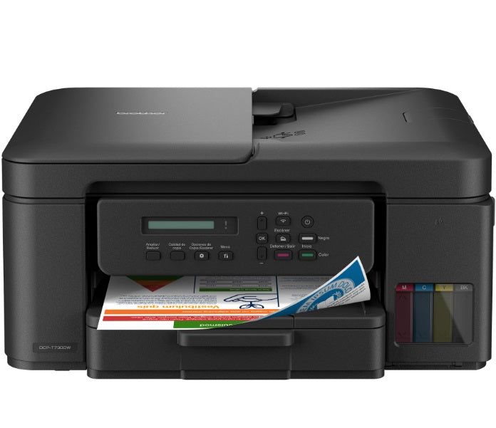 Multifuncional Brother DCP-T730DW Tinta Continua Color InkBenefit Tank Duplex USB WiFi 2.4 GHz/5 GHz 27 ppm