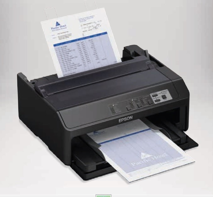 Impresora Epson Matriz de puntos FX890NII negra 9 pines USB 10 pulgadas de ancho