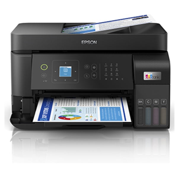 Multifuncional Epson Ecotank L5590 tinta continua 33ppm negro 20 ppm color Oficio ADF USB/ Wi-Fi Direct/Ethernet