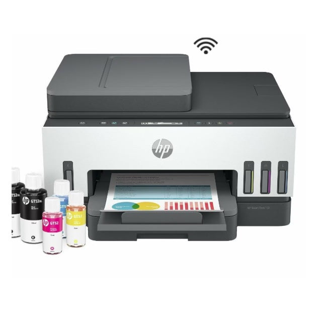 Multifuncional HP Smart Tank 750 Color A4 15PPM/ 9PPM cama plana ADF USB WiFi