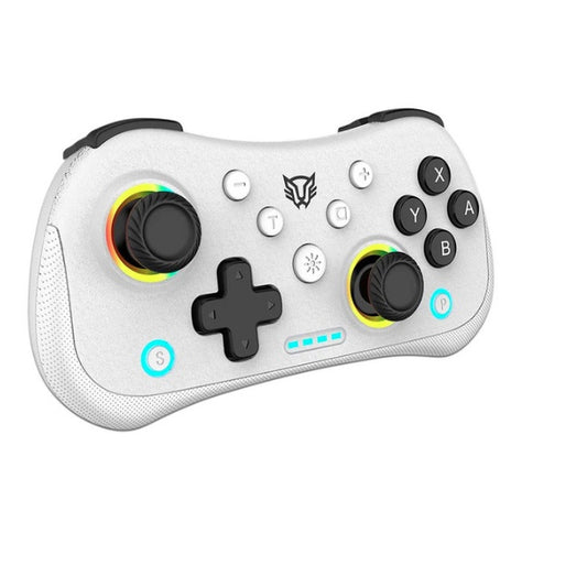Control Balam Rush Pocket G555 Azender Blanco inalambrico Bluetooth Android Nintendo Switch PC iOS RGB