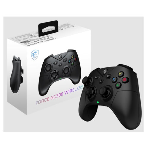 Control MSI FORCE GC300 W Negro inalambrico motor vibracion PC/Android Wireless USB Dongle/2m USB C a USB A