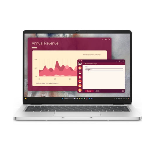 Laptop Dell Pro PC14250 Intel Ultra 5-235U 14 pulg 16GB 512GB SSD Windows 11 Pro Caja Abierta