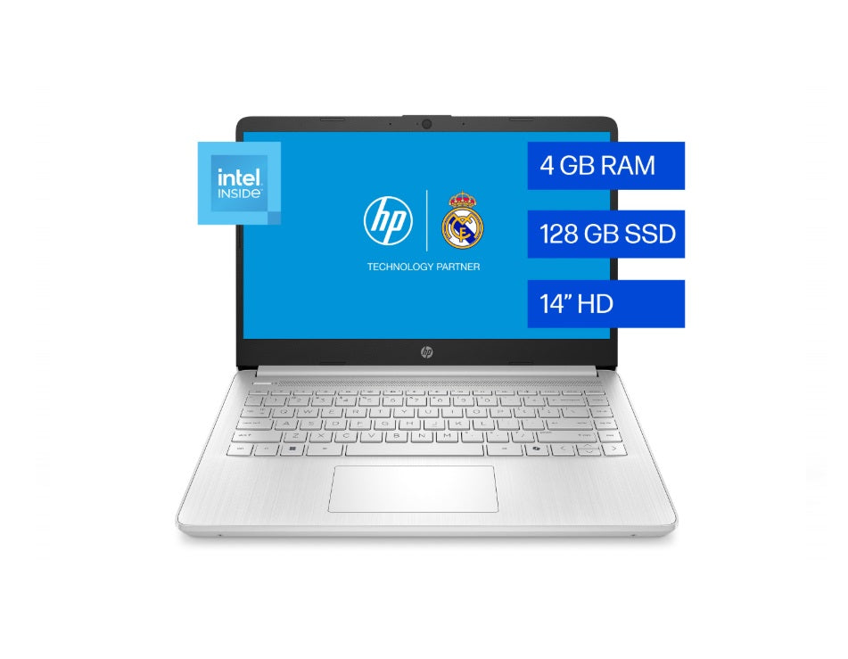 Laptop HP 14-dq6000la Intel N150 14 pulg 4GB 128SSD Windows 11 home