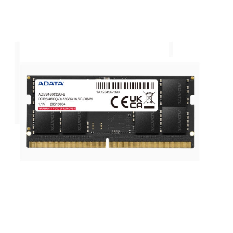 Sodimm ADATA 16GB DDR5 4800Mhz AD5S480016G-S