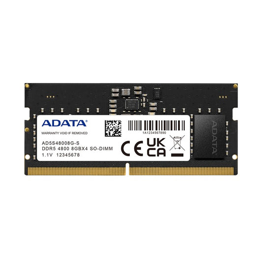 Sodimm ADATA 8GB DDR5 4800Mhz AD5S48008G-S
