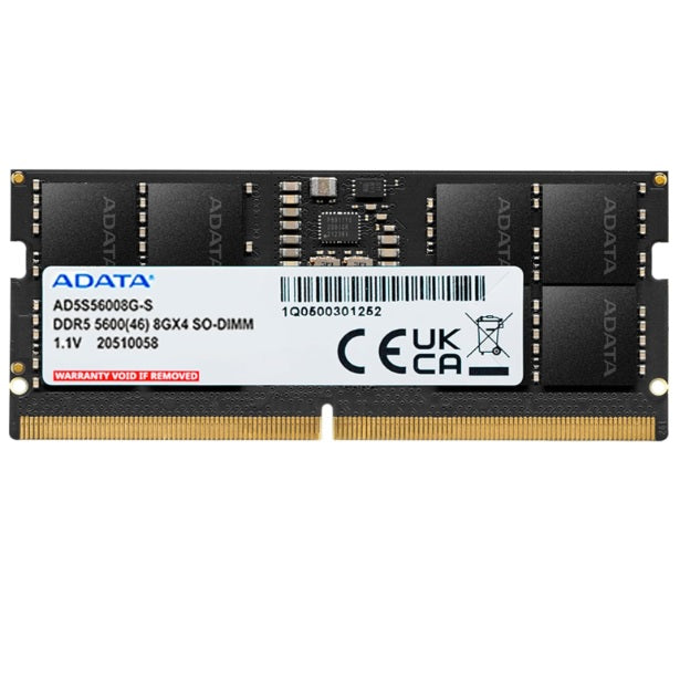 Sodimm ADATA 8GB DDR5 5600Mhz So-Dimm AD5S56008G-S