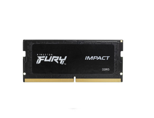 Sodimm Kingston 16GB DDR5 5600Mhz Fury Impact Black KF556S40IB-16