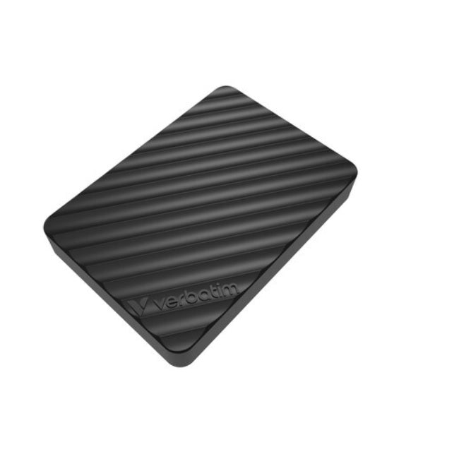 SSD Verbatim Store N Go mini USB-C de 512GB Stripe modelo color VB32034 Gris con Negro