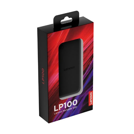SSD Externo 500GB Lenovo Negro LP100 USB-C 3.2 Gen1 450MB/s
