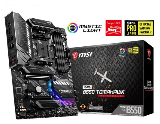 Tarjeta madre MSI MAG B550 Tomahawk socket AM4 4xDDR4 HDMI DP ATX