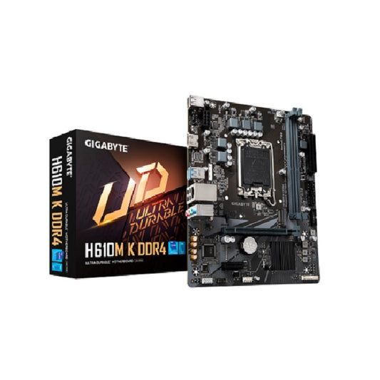 Tarjeta Madre Gigabyte H610 K DDR4 Socket LGA1700 2xDDR4 DIMM 1xHDMI 2xUSB 3.2 3xAudio Jacks 4xUSB 2.0 1xRJ45