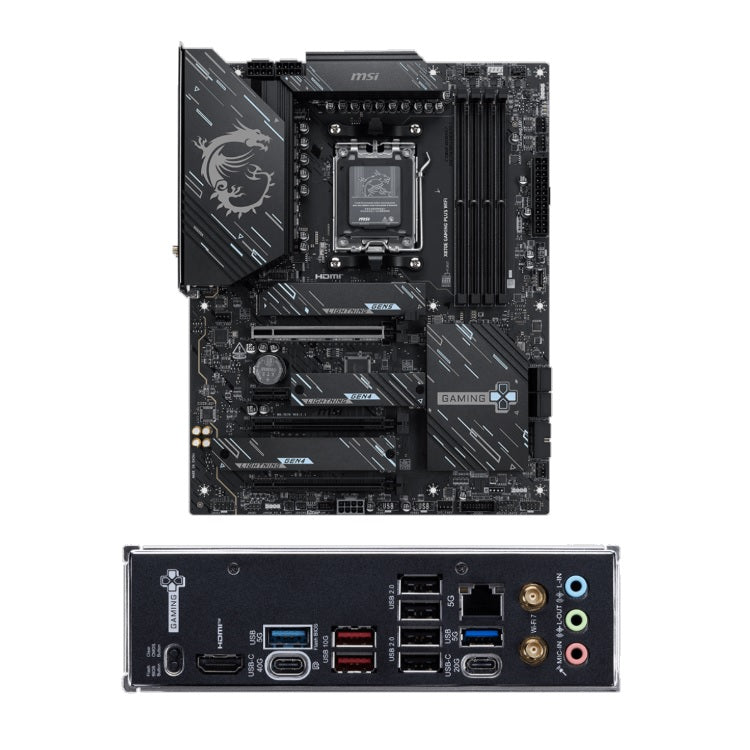 Tarjeta madre MSI X870E GAMING PLUS WIFI socket AM5 4xDDR5 HDMI USB C DisplayPoprt ATX