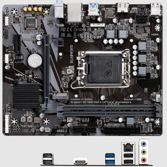 Tarjeta madre Gigabyte H610M K DDR4 socket 1700 Gen 12/13/14 2xDDR4 HDMI Micro ATX