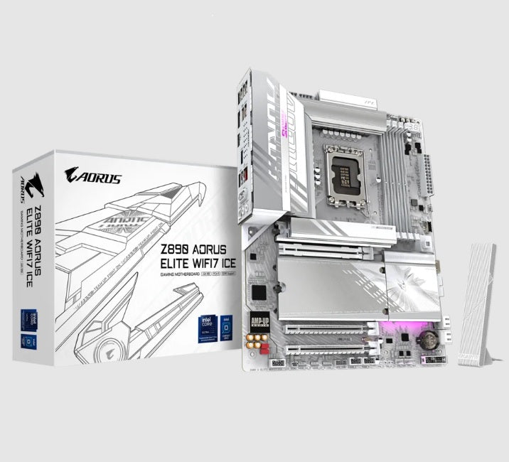 Tarjeta madre Gigabyte Z890 Aorus Elite WIFI7 ICE socket 1851 Series 2 4xDDR5 DP ATX