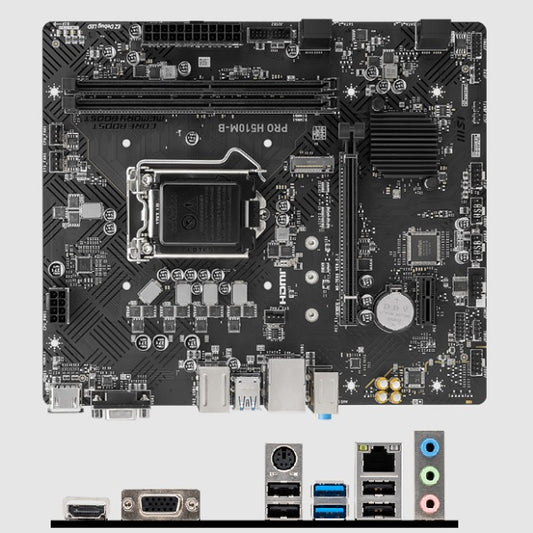 Tarjeta madre MSI PRO H510M-B II socket 1200 10a 2xDDR4 2933Mhz HDMI VGA