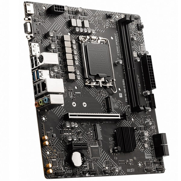 Tarjeta madre MSI Pro H610M-G DDR4 socket 1700 12/13/14a Gen 2xDDR4 HDMI DP VGA Micro ATX