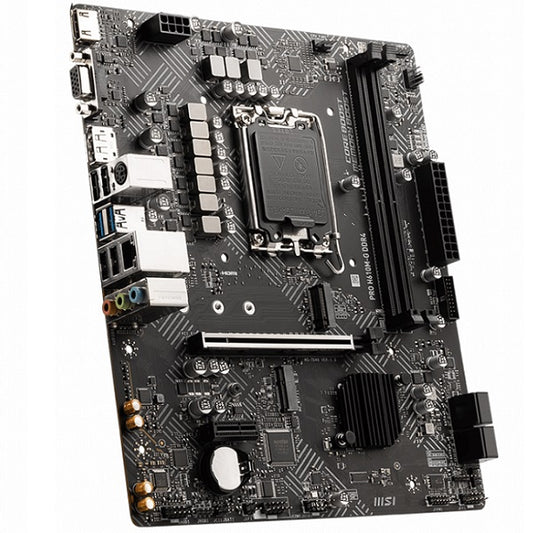 Tarjeta madre MSI Pro H610M-G DDR4 socket 1700 12/13/14a Gen 2xDDR4 HDMI DP VGA Micro ATX