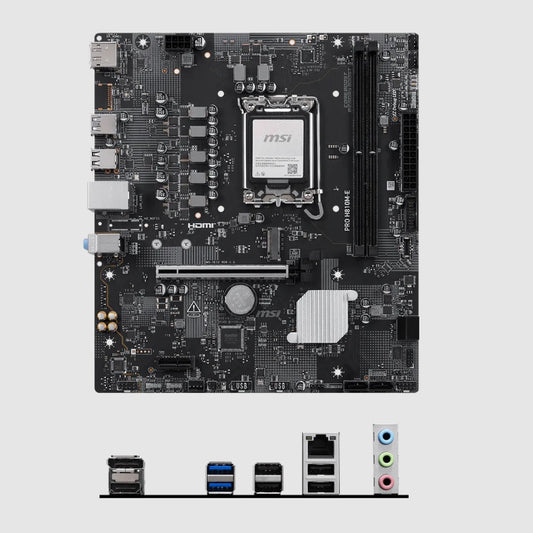 Tarjeta Madre MSI PRO H810M-E socket 1851 Ultra Series 2 2xDDR5 6400Mhz 1xDP 1xHDMI