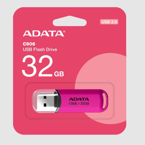 Memoria Adata 32GB USB 2.0 C906 Rosa