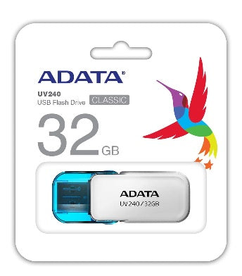MEMORIA ADATA 32GB USB 2.0 AUV240-32G-RWH BLANCA