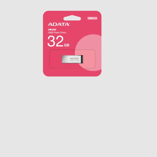 Memoria Adata 32GB USB UR350 3.2 metal negro resistente agua golpes polvo