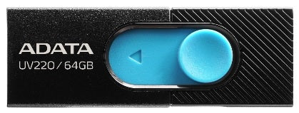 Memoria ADATA 64GB USB 2.0 AUV220 negro/azul