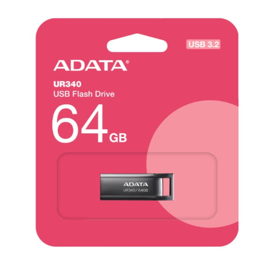Memoria ADATA 64GB USB 3.2 ROYAL UR340 negro AROY-UR340-64GBK