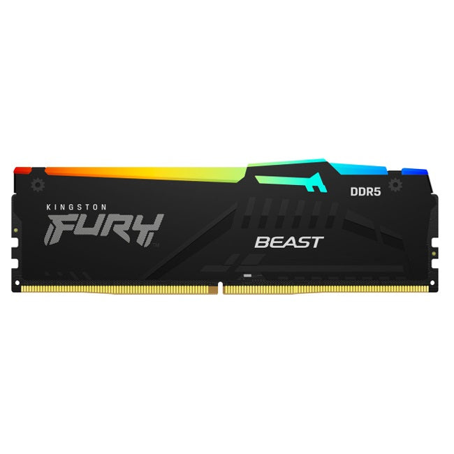 Memoria Kingston 32GB DDR5 5600Mhz Fury Best Black RGB XPM KF556C40BBA-32