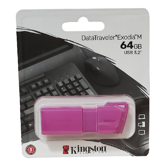 Memoria Kingston 64GB USB 3.2 Gen 1 Exodia purpura KC-U2L64-7LP