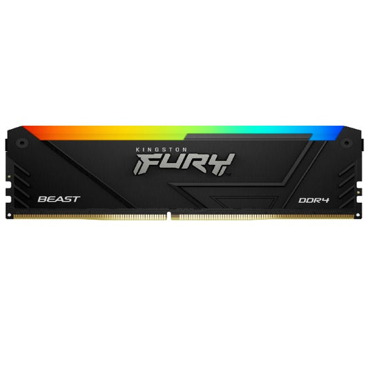 Memoria Kingston 8GB DDR4 3200Mhz Fury Best negro RGB