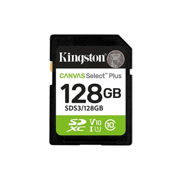 Memoria Kingston 128GB SD Canvas Select Plus V10 150MB/s