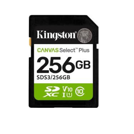 Memoria Kingston 256GB SD Canvas Select Plus V10 150MB/s