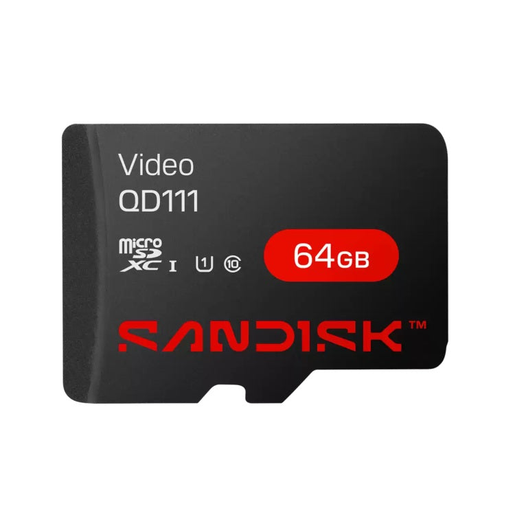 Memoria SanDisk 64GB Micro SD Video QD131 UHS-1 Clase 10 SDSDQAS4-064G-BP