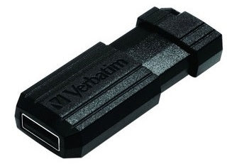 Memoria Verbatim 8GB Pinstripe modelo VB49062 color Negro Retract