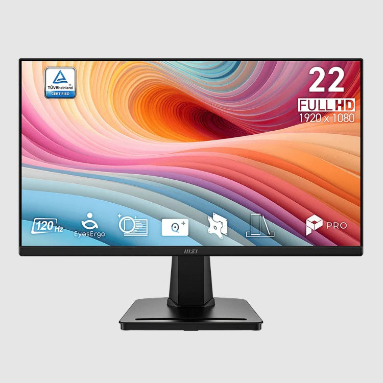 Monitor MSI 21.45P PRO MP225 E12VL 1920x1080 full HD 120hz 1xHDMI 1xVGA con ranura para telefono