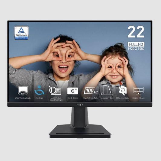 Monitor MSI 22 PRO MP225V 1920x1080 full HD 100hz 1xHDMI 1xVGA con ranura para telefono
