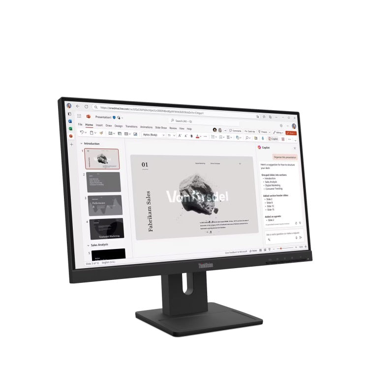 Monitor Lenovo Thinkvision E22-40 21.5 pulg 1920*1080 HDMI VESA