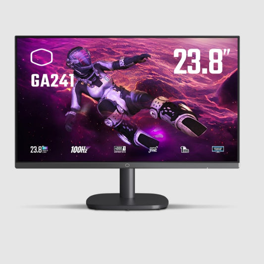 Monitor Cooler Master 23.8 GA241 Gaming 1920x1080 FHD 100Hz 1ms CMI-GA241-US