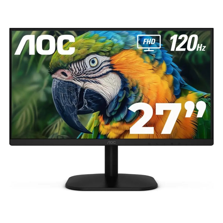 Monitor AOC 27 pulg 1920*1080 120Hz HDMI/VGA/VESA 27B35H3 negro