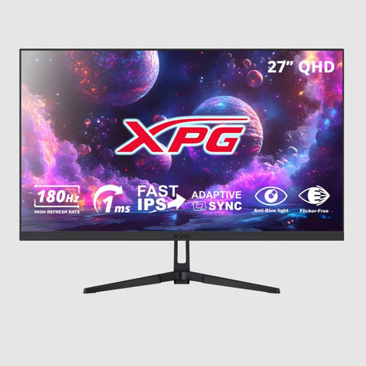 Monitor XPG RIFT R27Q8 27 pulg plano 180Hz Negro HDMI + DP 2560x1440 full HD RIFTR27Q8-BKCMX