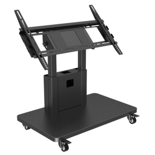 Soporte de piso móvil Brobotix con inclinación para pantalla de 32 pulg a 70 pulg soporta 40KG 6008072 color Negro OPEN BOX
