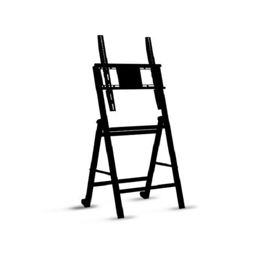 Soporte de piso Brobotix de piso pegable para pantalla de 32 a 86 orientacion de TV horizontal y vertical soporta 50kg modelo 6005217 color Ngero