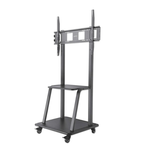 Soporte Manhattan para TV 37 a 100 pulgadas 150KG tipo carro alta resistencia Negro