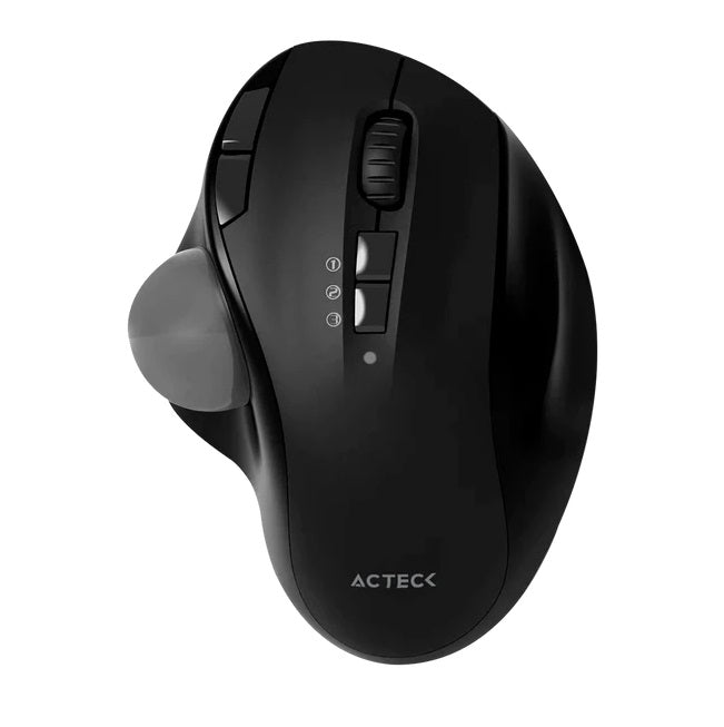 Mouse Acteck Virtuos Art MI790 TrackBall Negro Inalambrico/Bluetooth 2400DPI Bateria recargable 7 botones