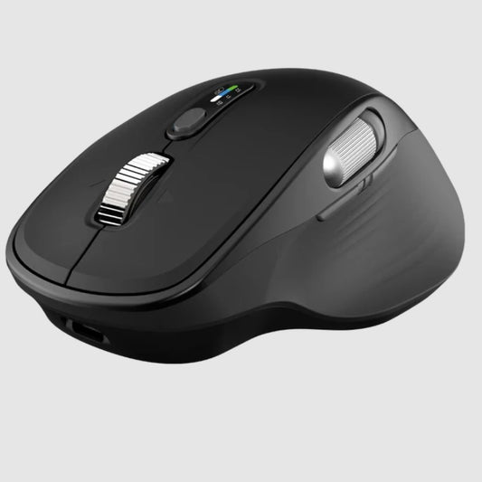 Mouse Acteck Multidispositivo Virtous Pro Ultra MI777 Elite Negro Inalámbrico 4800 DPI bateria recargable