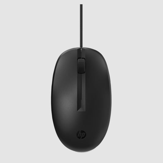 Mouse HP óptico con cable negro