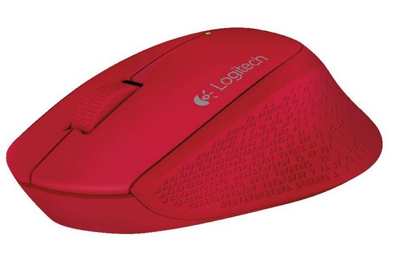 Mouse Logitech M280 Inalambrico Rojo 1000DPI Compatible con Windows y Mac 1xBateria AAA